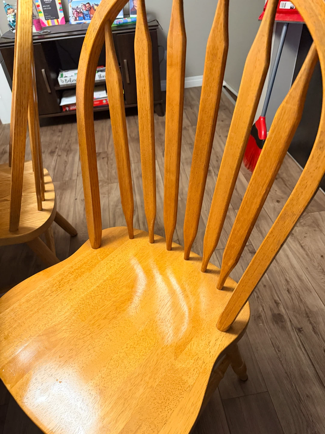 Wooden Dining Table with 4 Chairs - photo 2