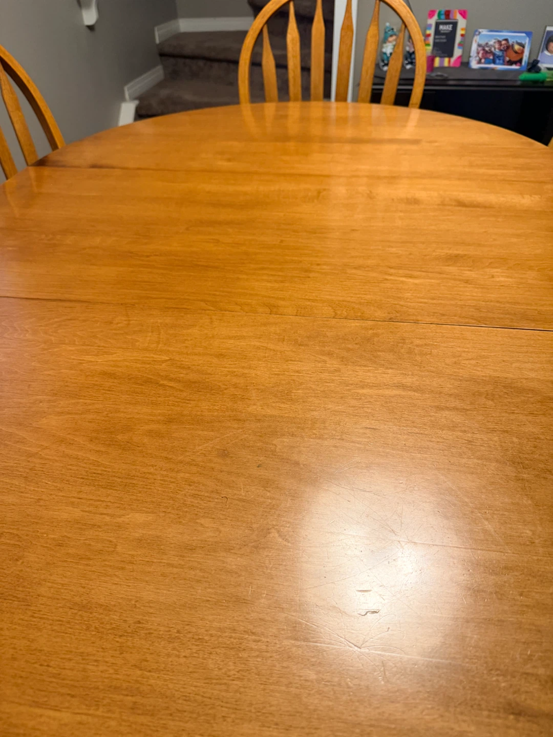 Wooden Dining Table with 4 Chairs - photo 3
