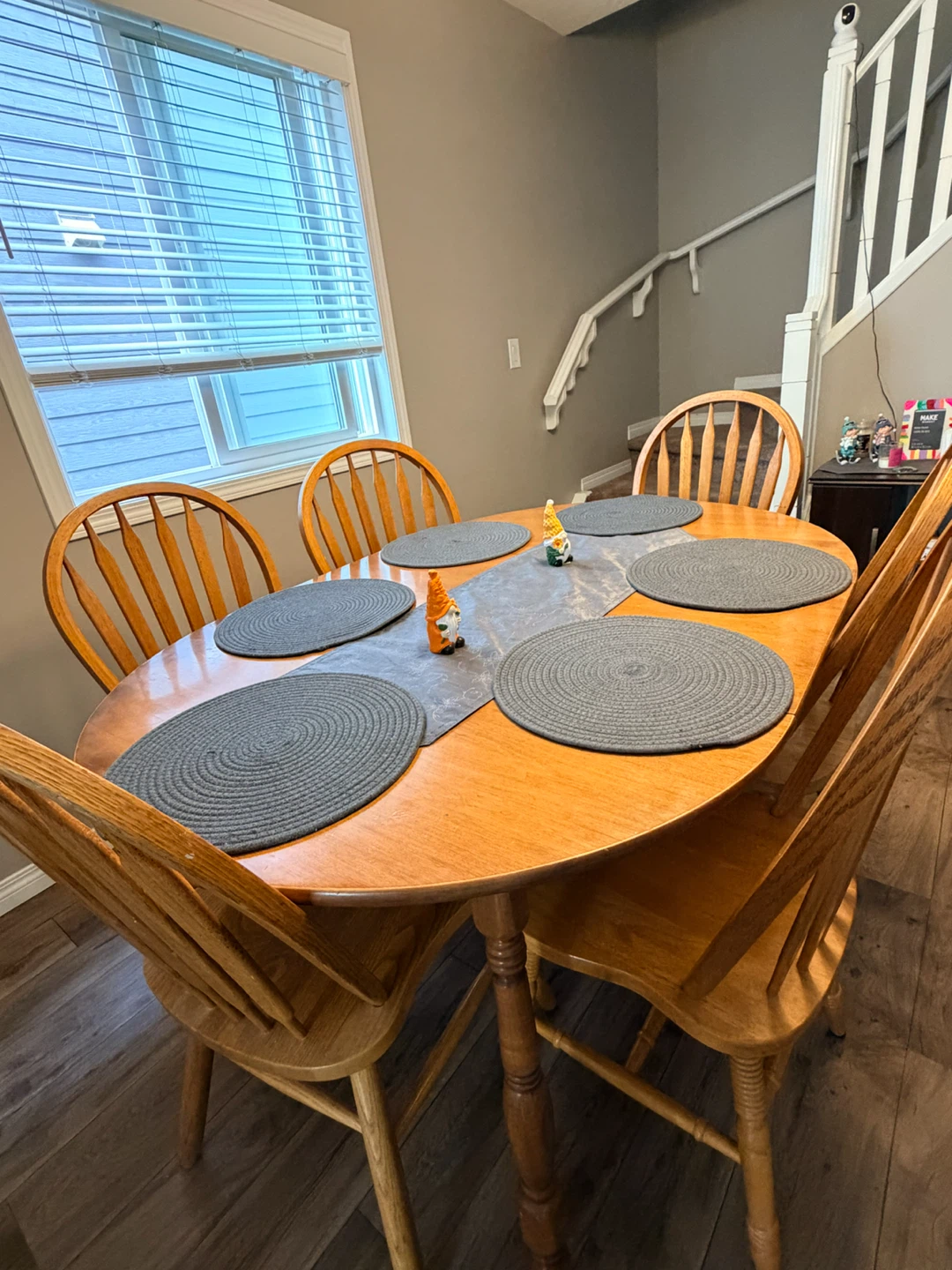 Wooden Dining Table with 4 Chairs - photo 5