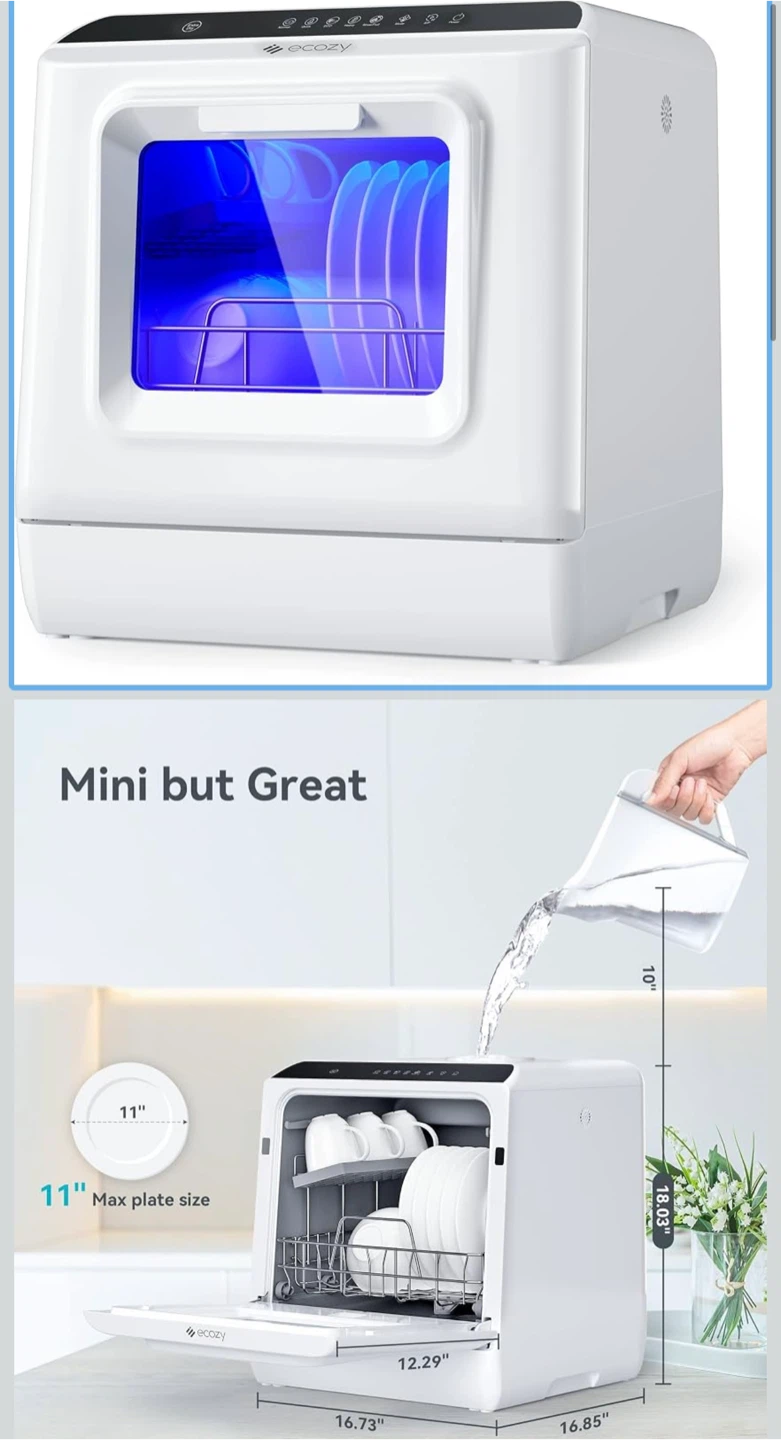 Ecozy Countertop Dishwasher DW-CT200A - photo 2
