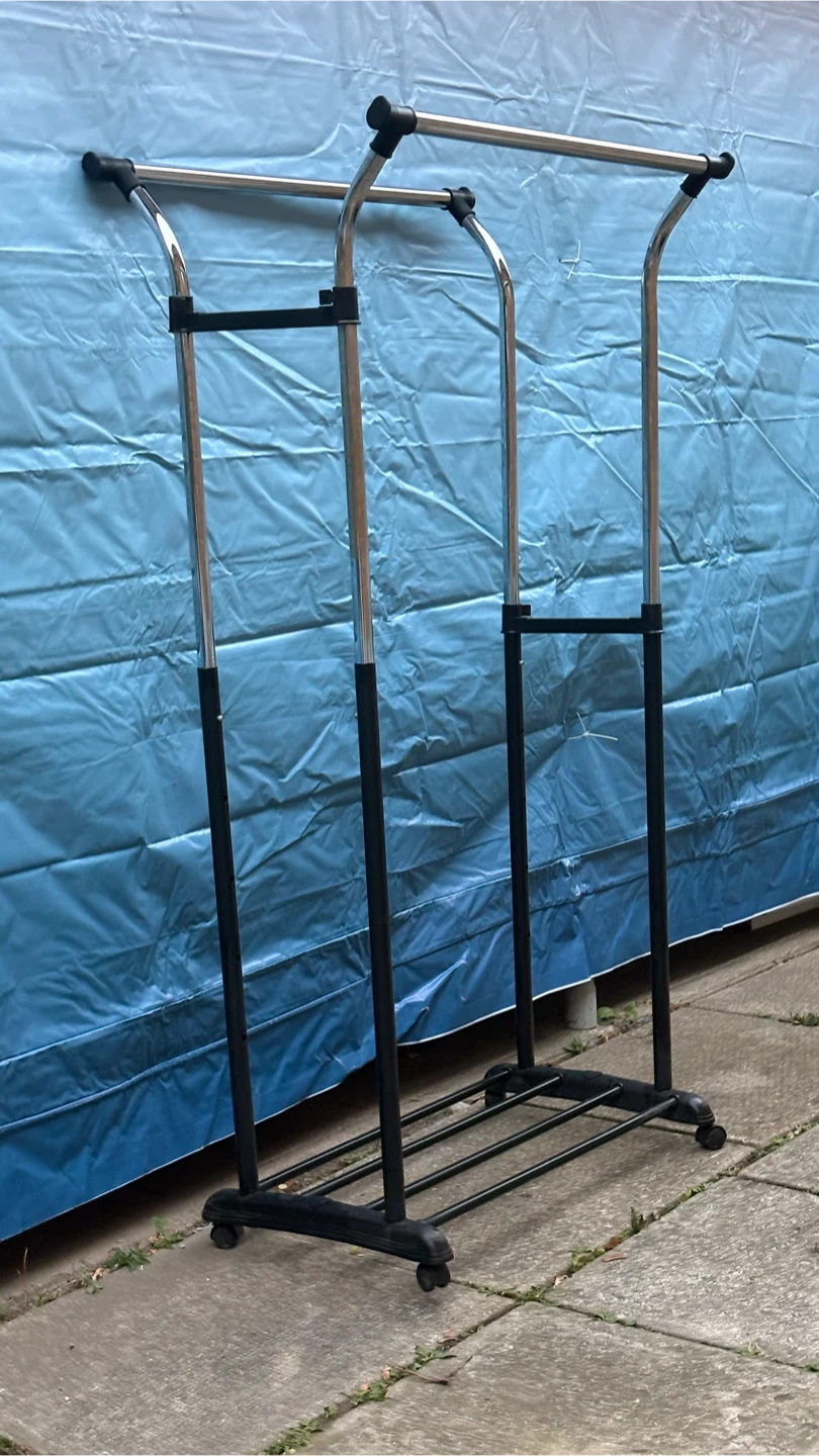 Adjustable Double-Rail Clothing Rack - photo 4