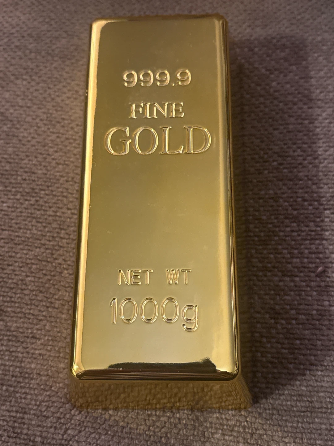 Decorative Gold Bar Paperweight