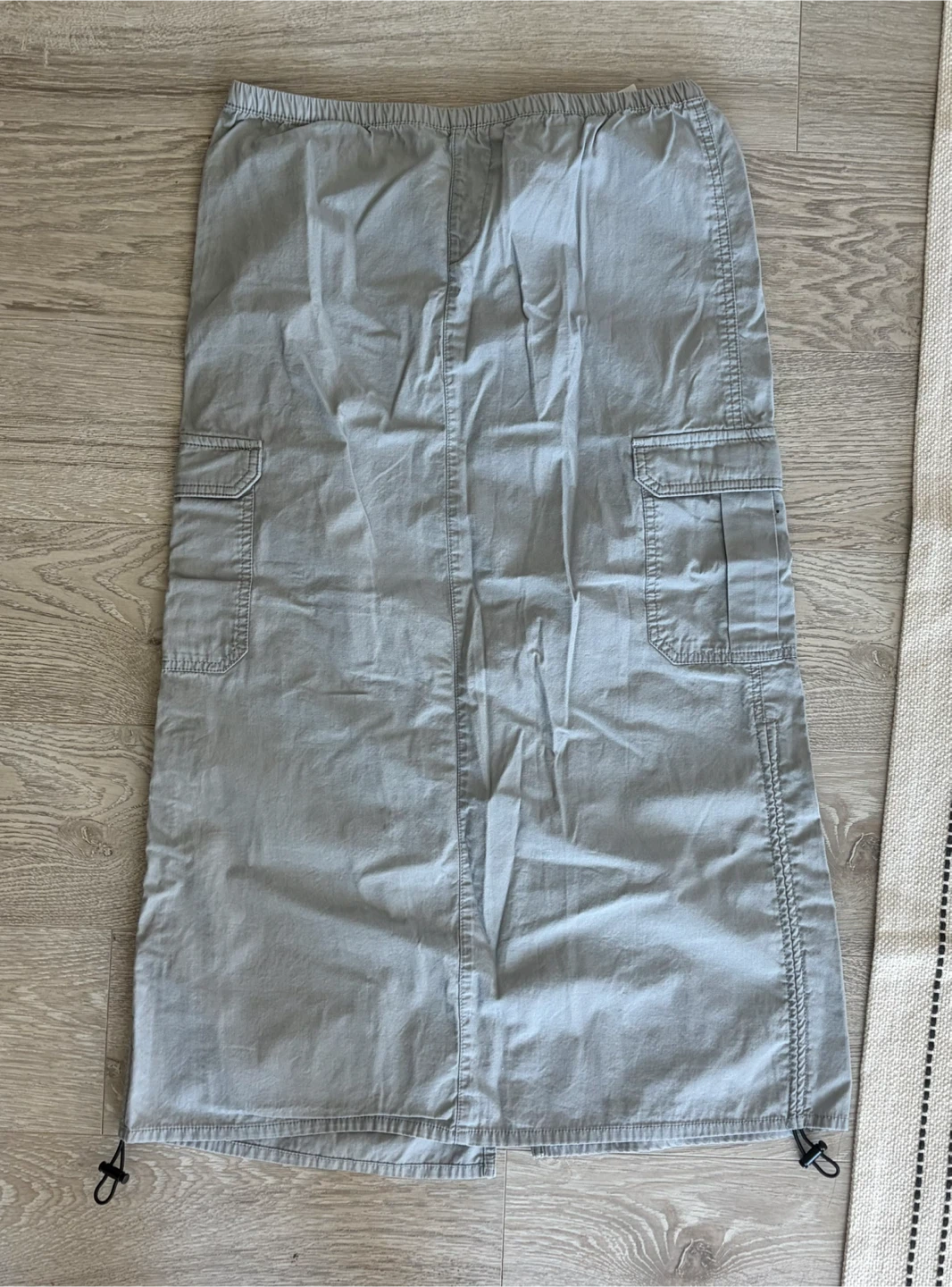 H&M Grey Cargo Long Skirt
