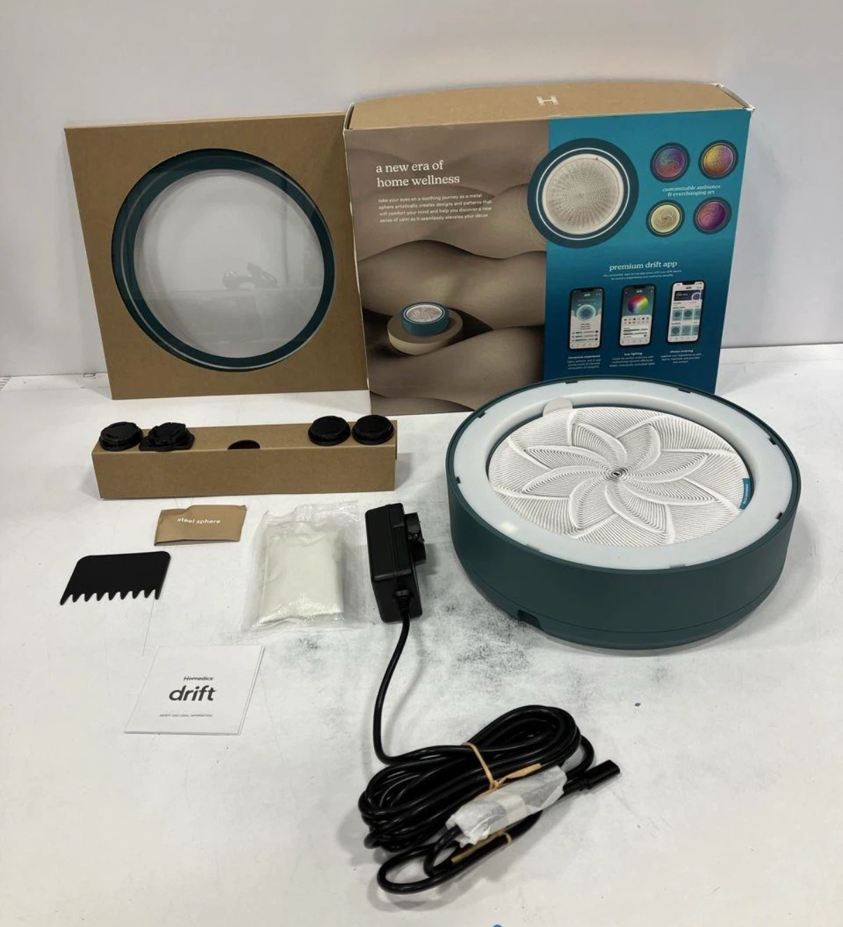 Homedics Drift Sandscape ST-200 Forest green new