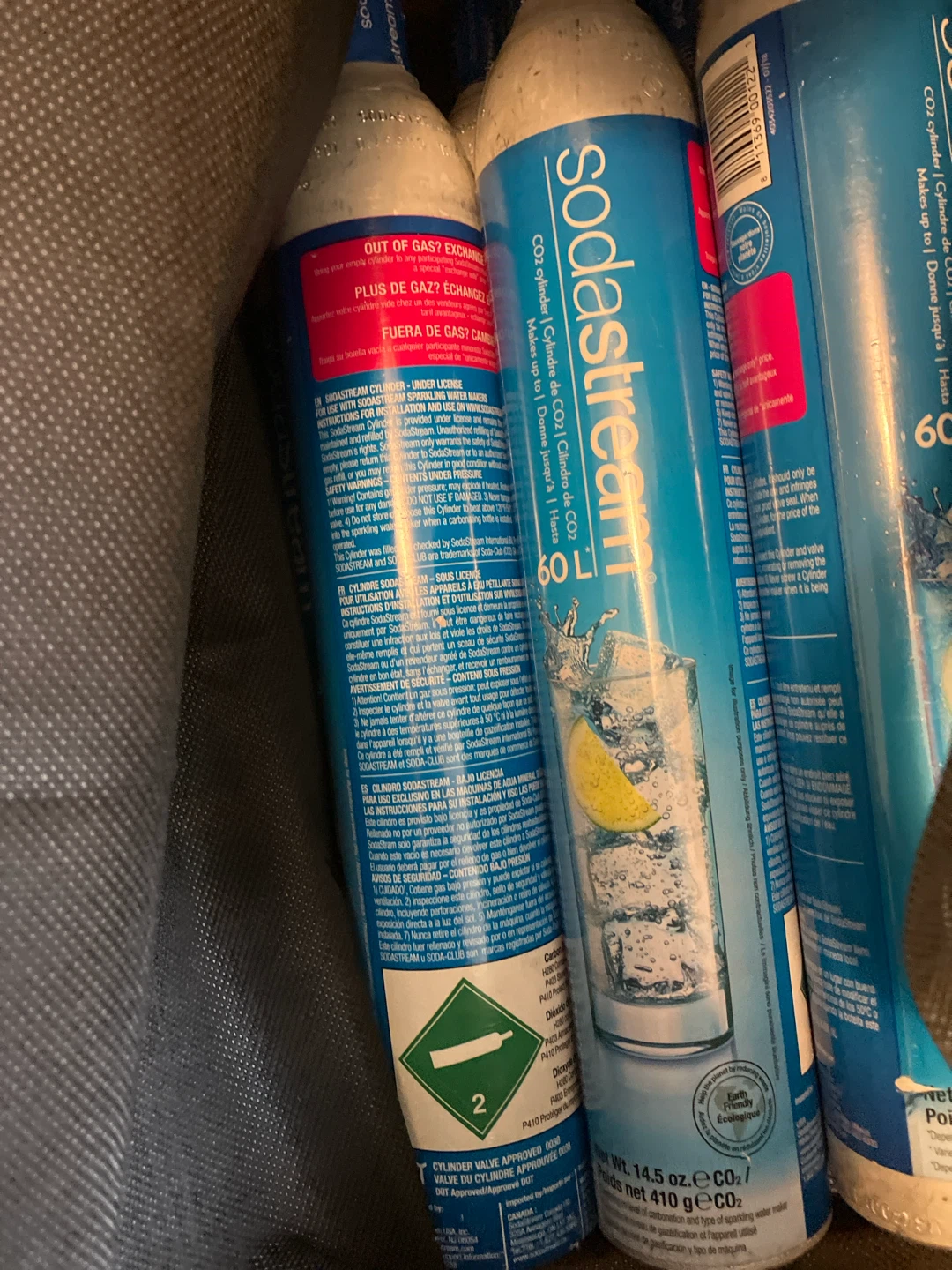 SodaStream 60L CO2 Cylinders