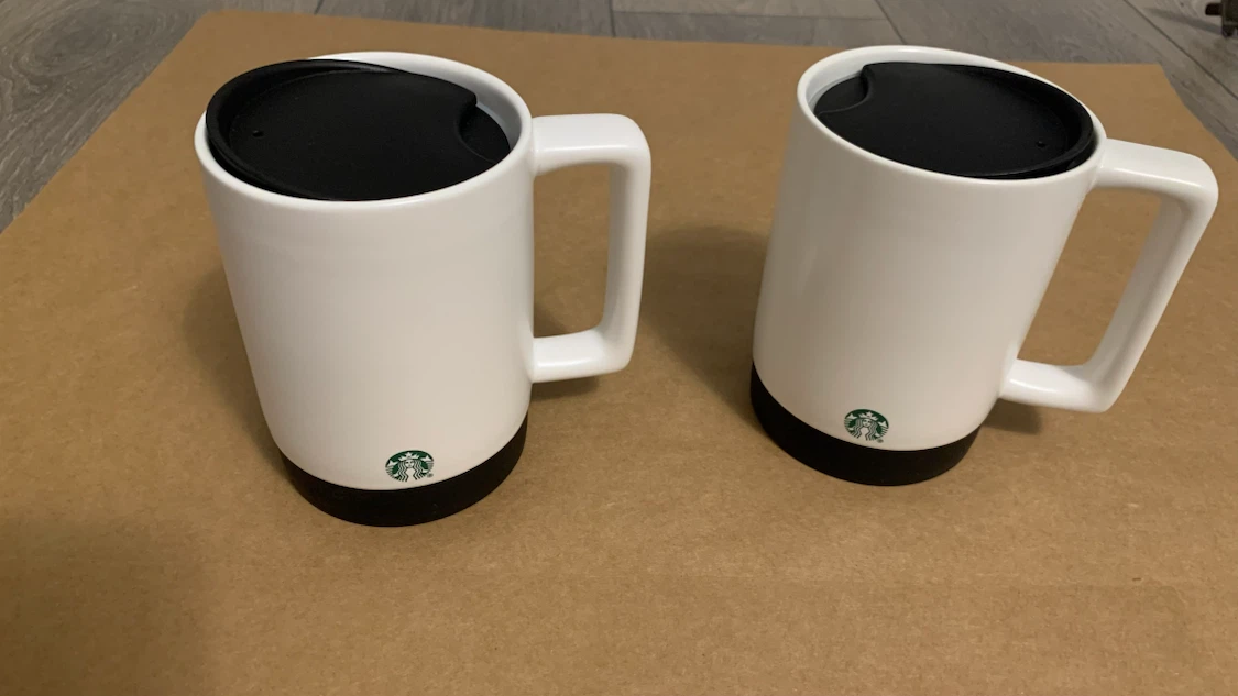 Starbucks Ceramic Travel Mug with Lid