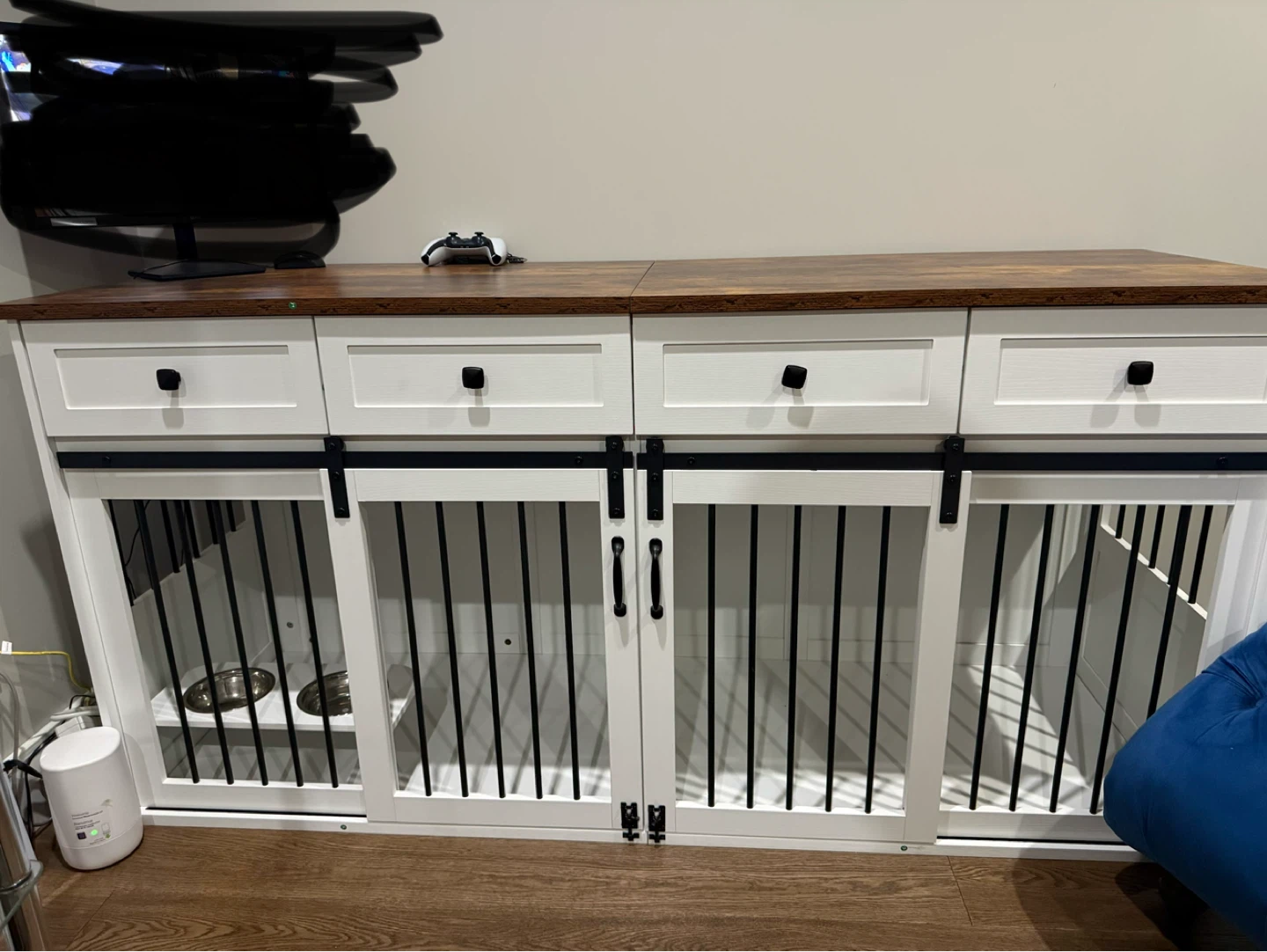 Double Pet Kennel with Integrated Storage - photo 2