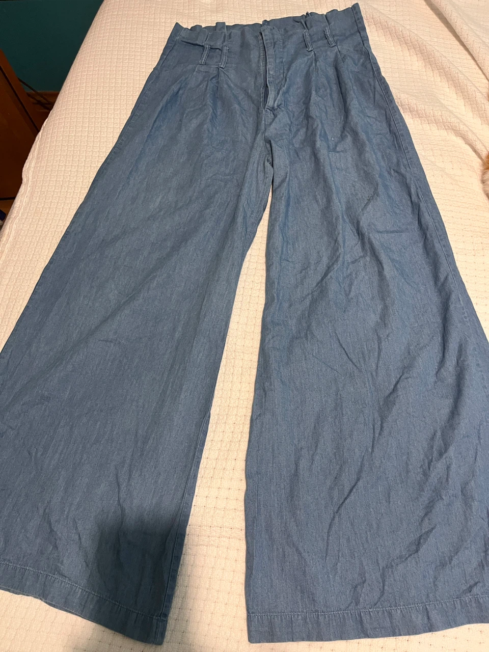 Active USA Denim Wide Leg Pants