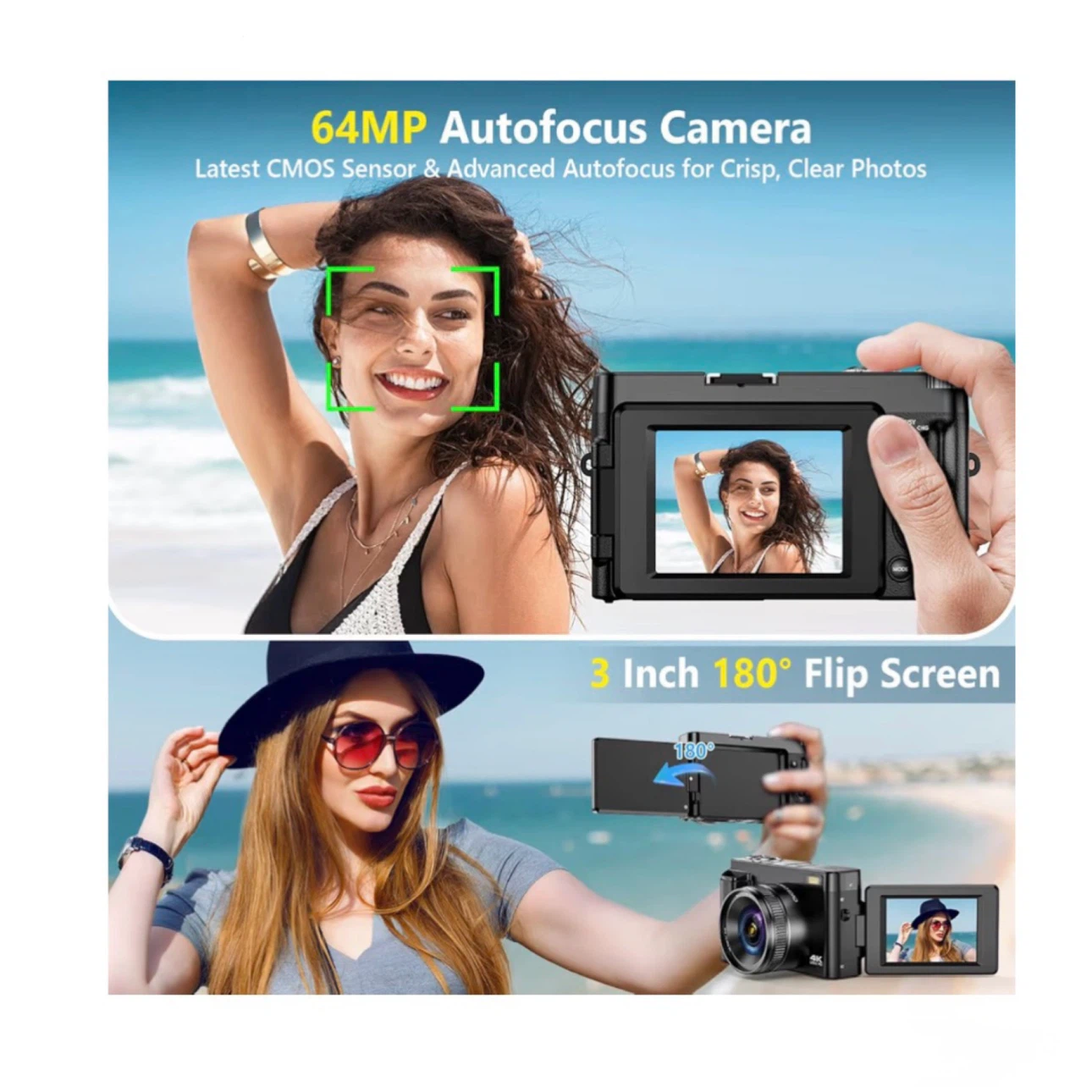 Brand new 4K Digital Camera for Photography Autofocus - photo 4