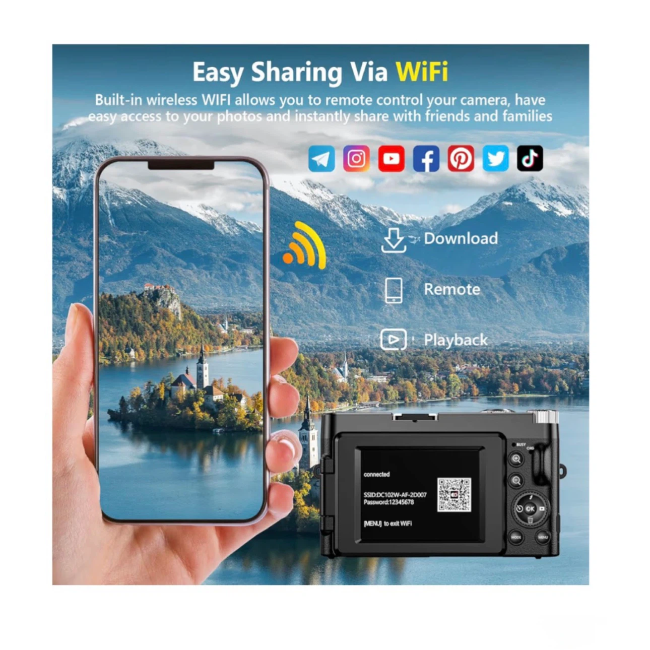 Brand new 4K Digital Camera for Photography Autofocus - photo 5
