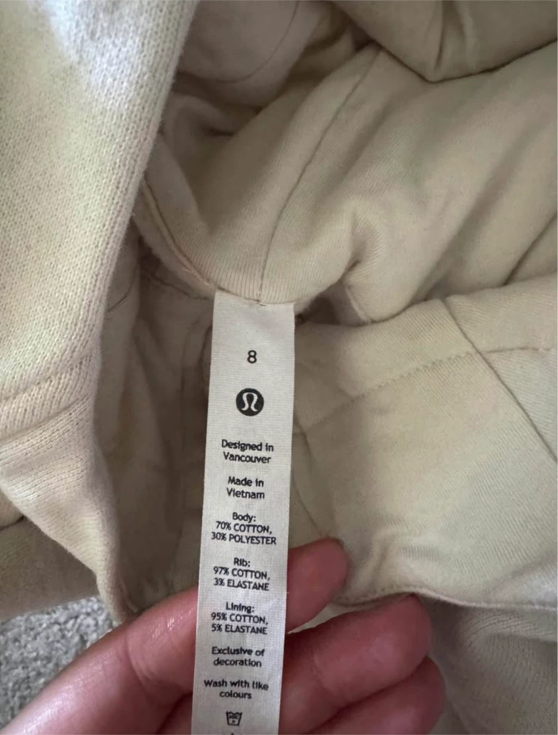 Lululemon Bone cropped Matching Set - photo 3