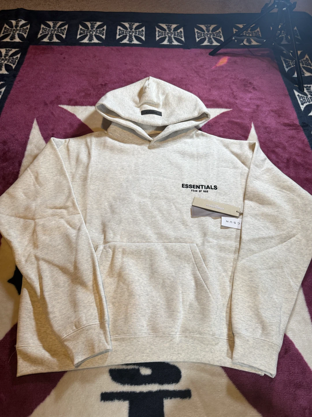 Essentials Fear of God “Light Oatmeal” Hoodie