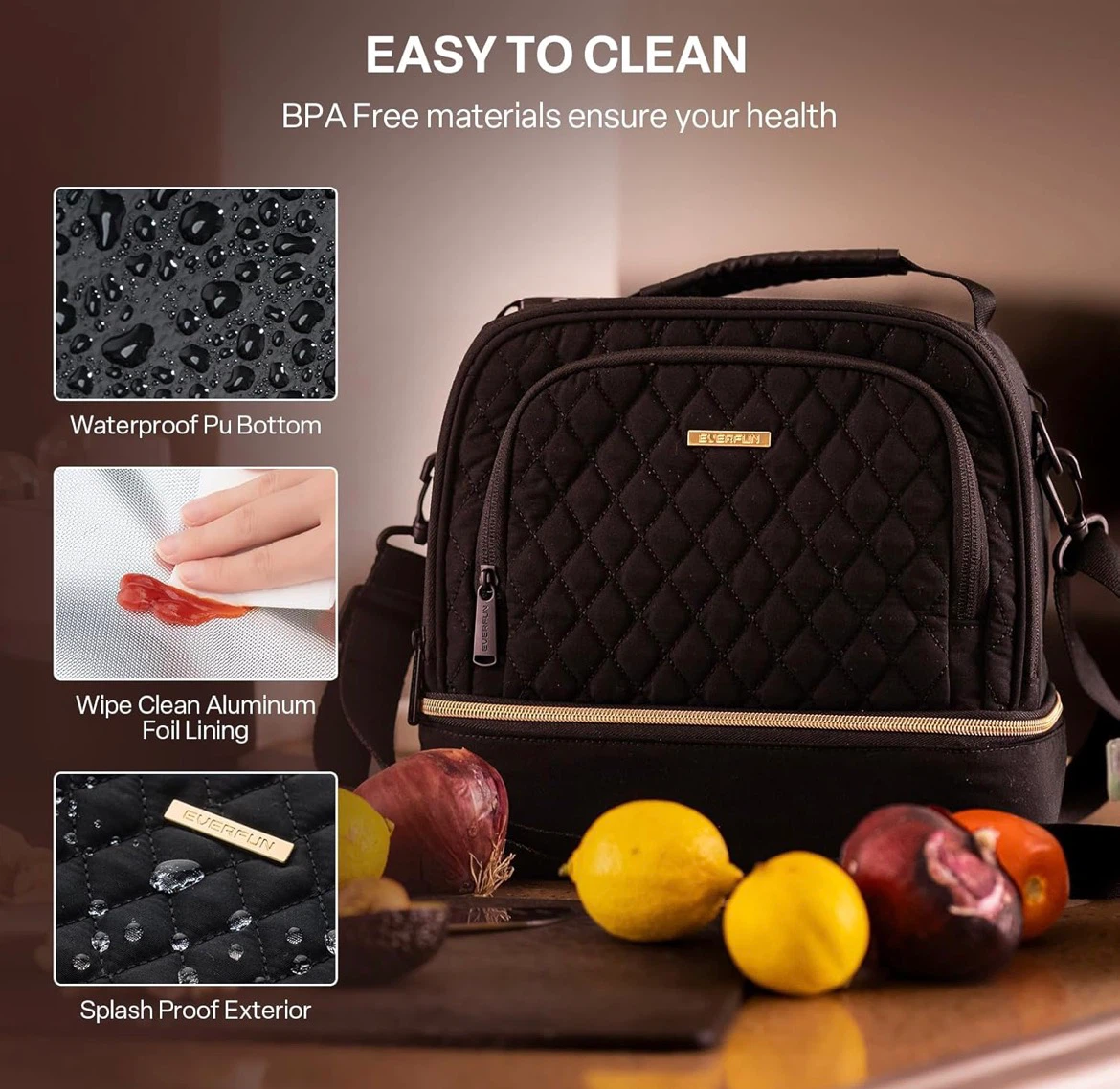 Insulated Lunch Bag 11L. Work Picnic Travel. - photo 2