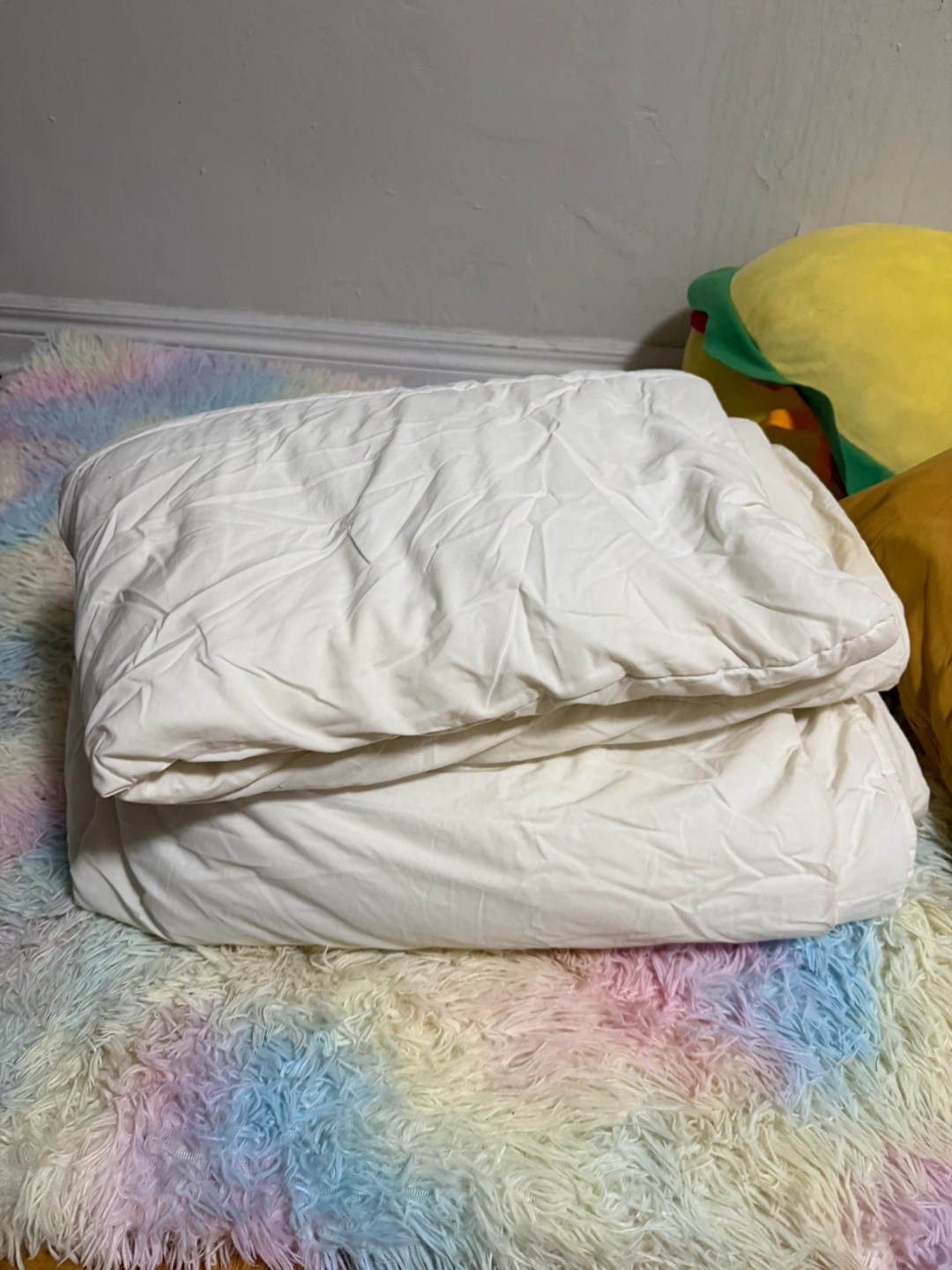 IKEA Lyocell and Polyester Duvet Insert with black cover