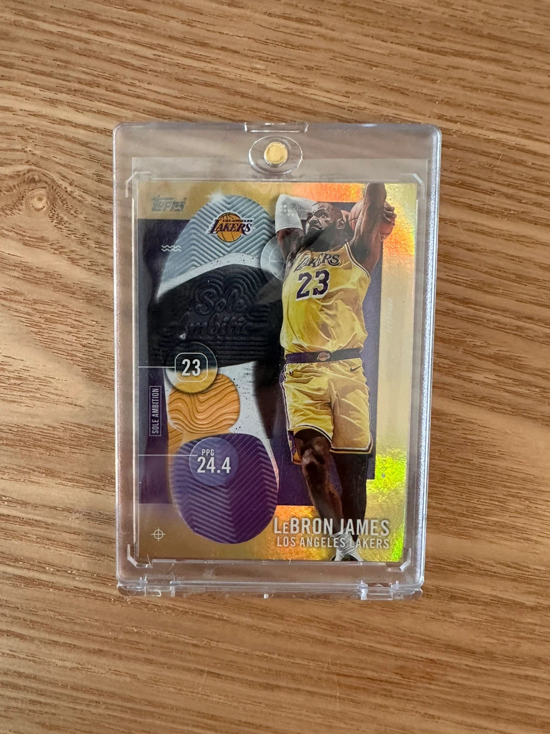 Topps Lebron James Sole Ambition Trading Card