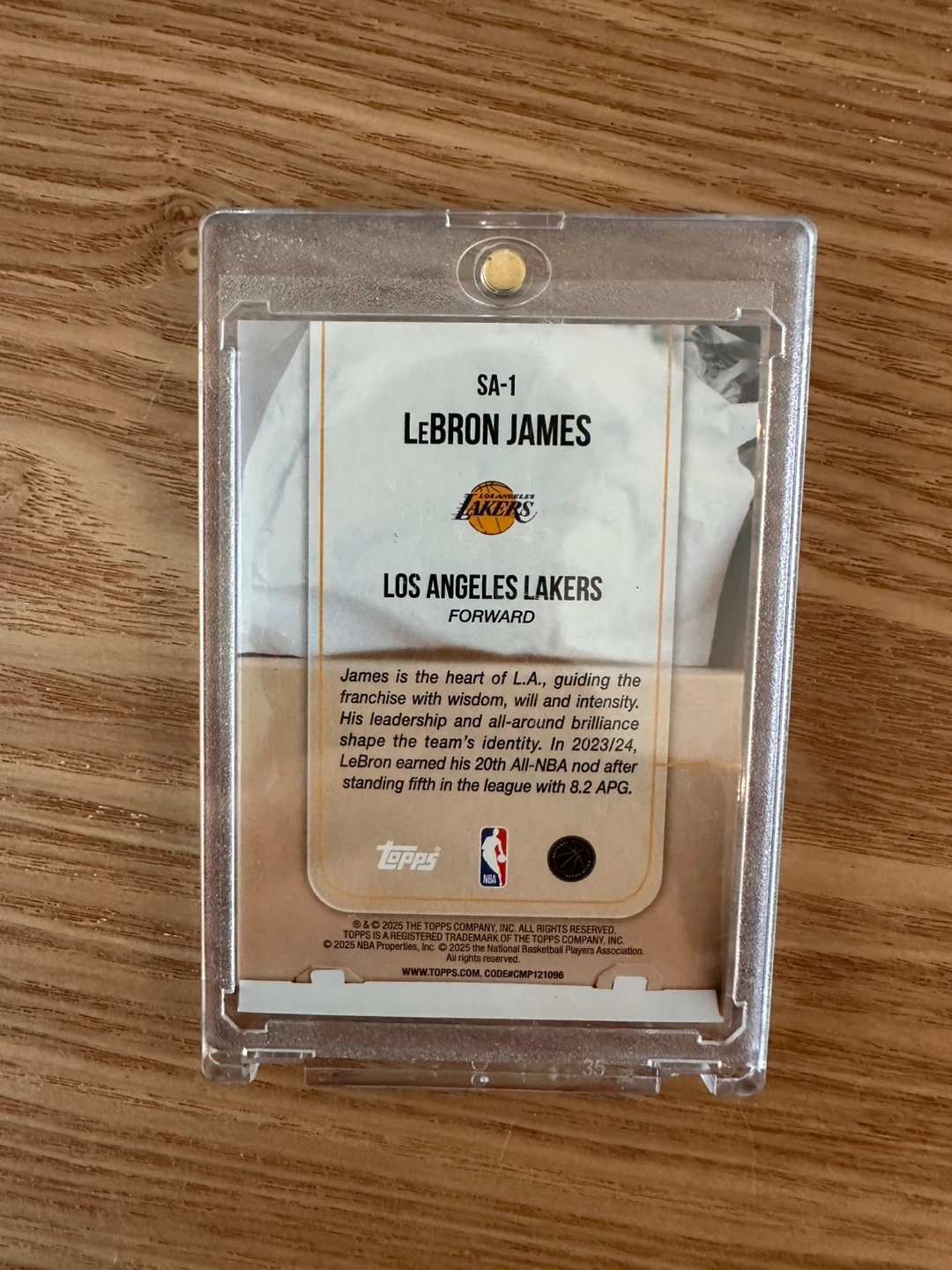 Topps Lebron James Sole Ambition Trading Card - photo 2