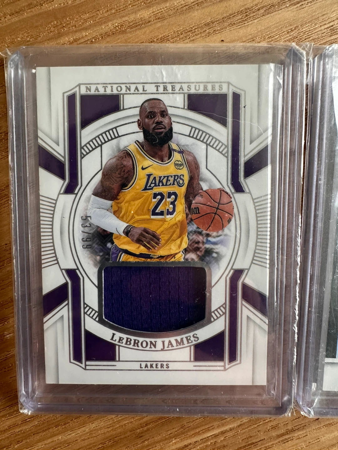 LeBron James and Bronny James Jr. Patch Cards