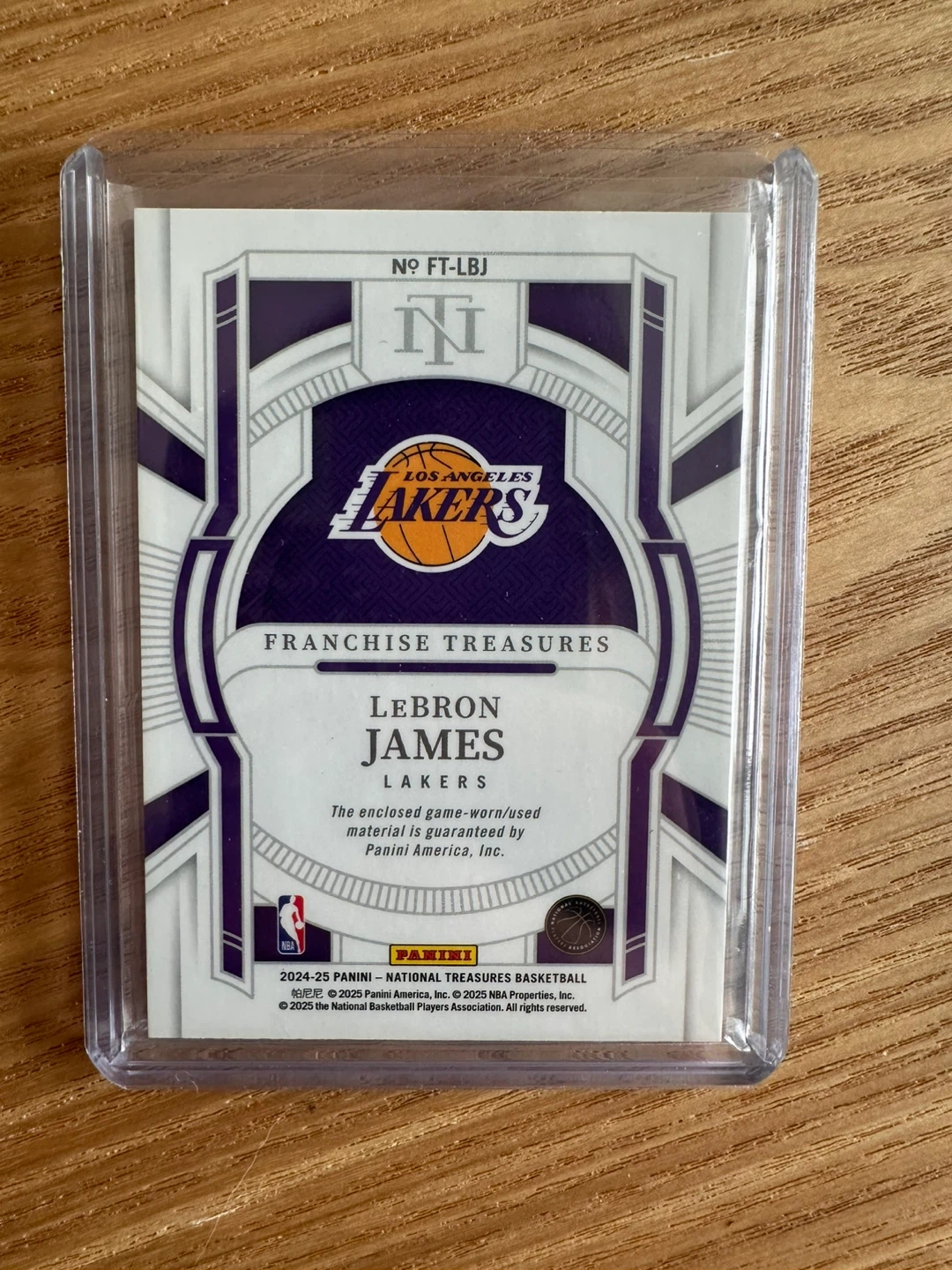 LeBron James and Bronny James Jr. Patch Cards - photo 3