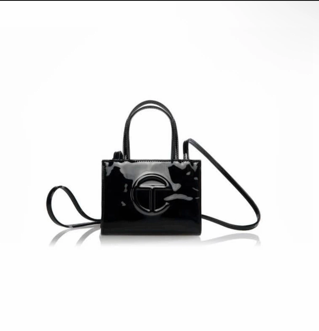 Telfar Small Shopping Bag - Patent Black