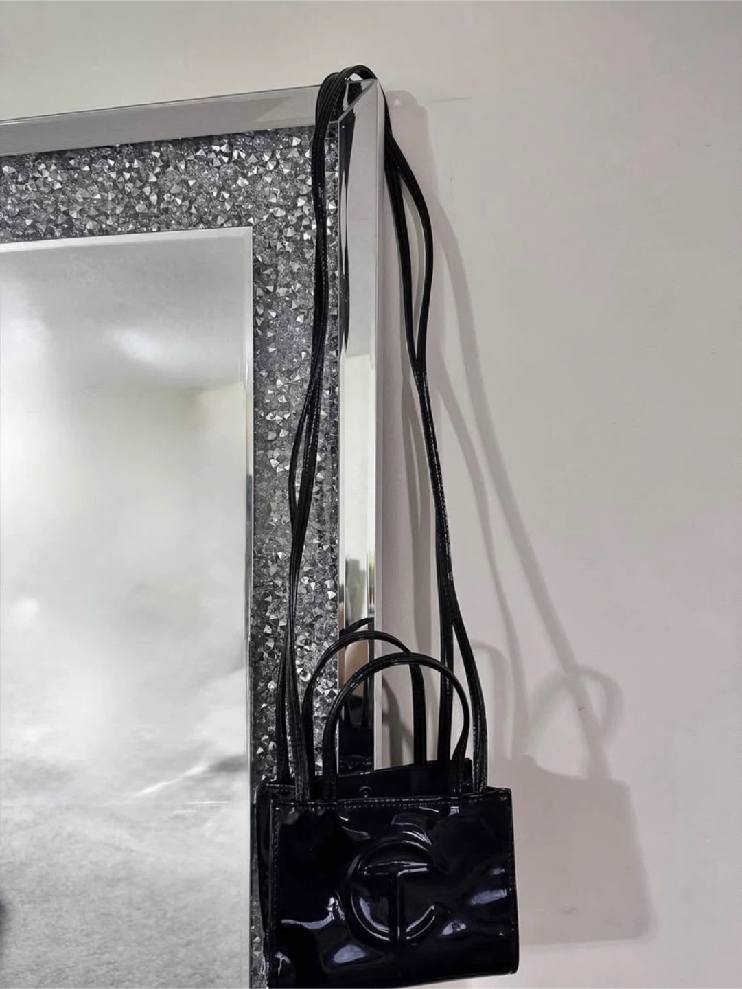 Telfar Small Shopping Bag - Patent Black - photo 3