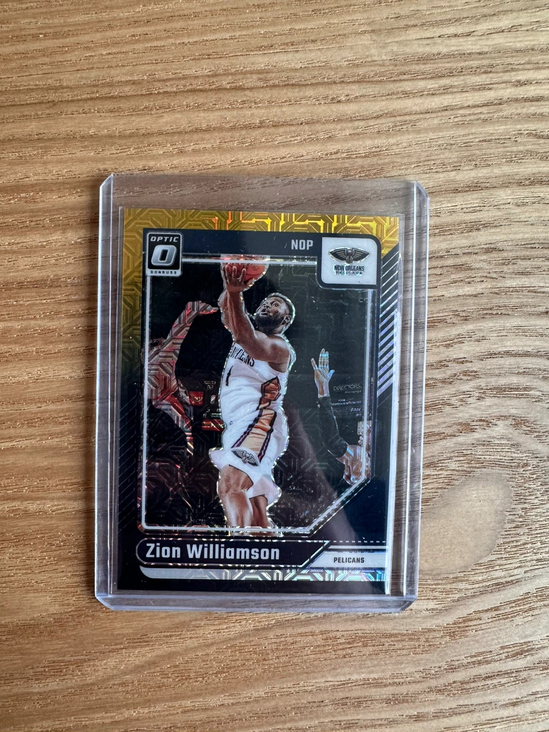 Zion Williamson Donruss Optic Basketball Card 8/8