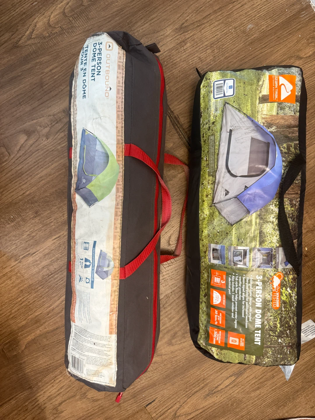 3-Person Dome Tents- outbound and ozark