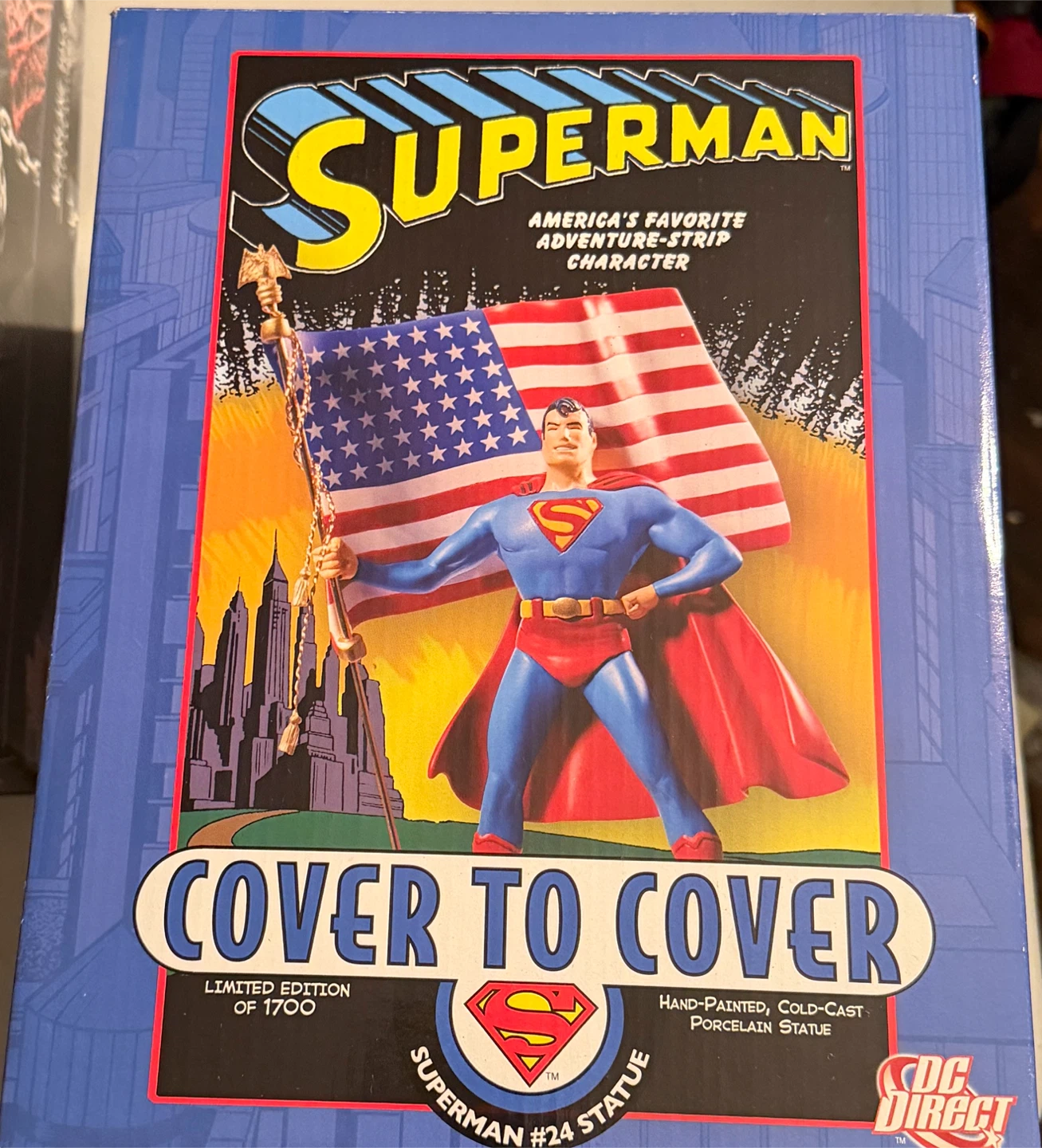 DC Direct Superman cover to cover #24 Statue - photo 3