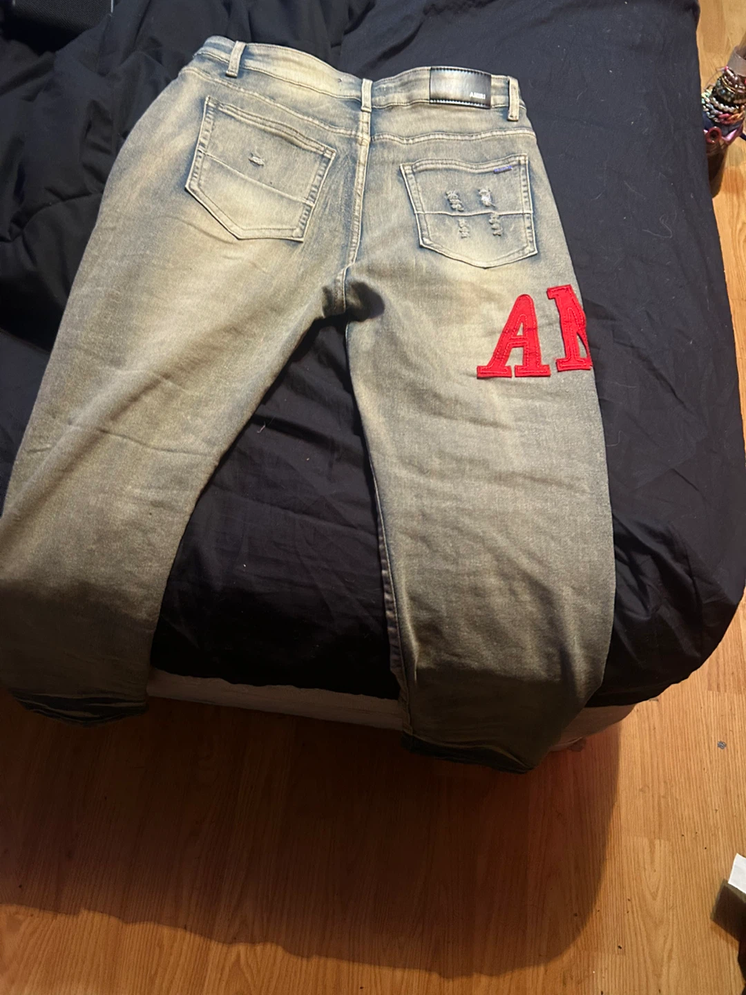 AMIRI Distressed Denim Jeans - photo 4