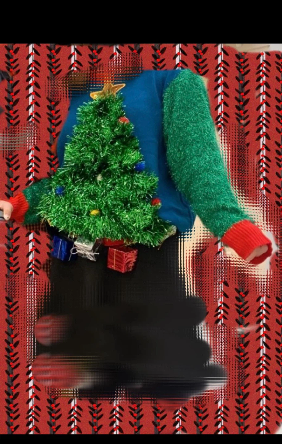 Ugly Christmas Tree Sweater $10 - photo 2