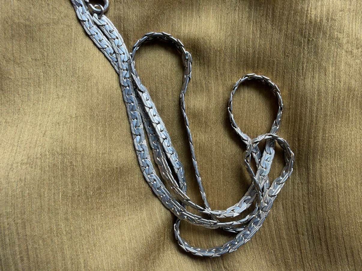 Silver and Gold Tone Necklaces - photo 3