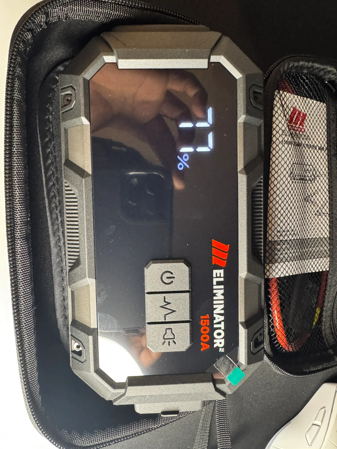 Motomaster Eliminator 1500A Jump Starter - photo 2