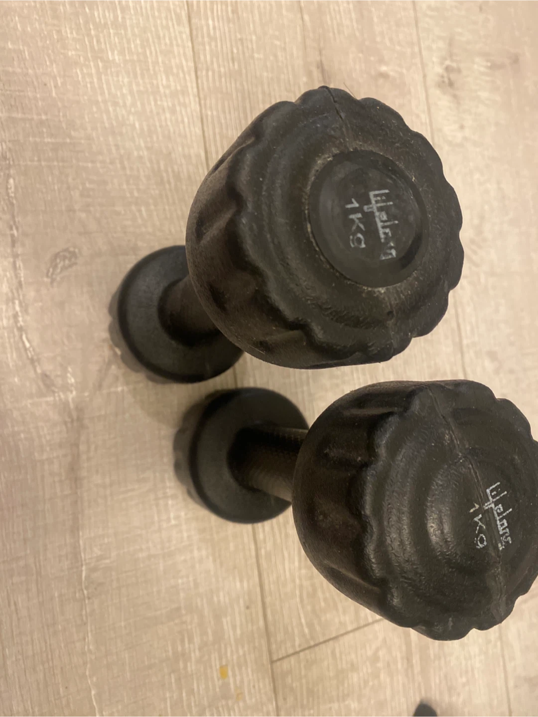 Lifelong 1kg Black Dumbbells - photo 3