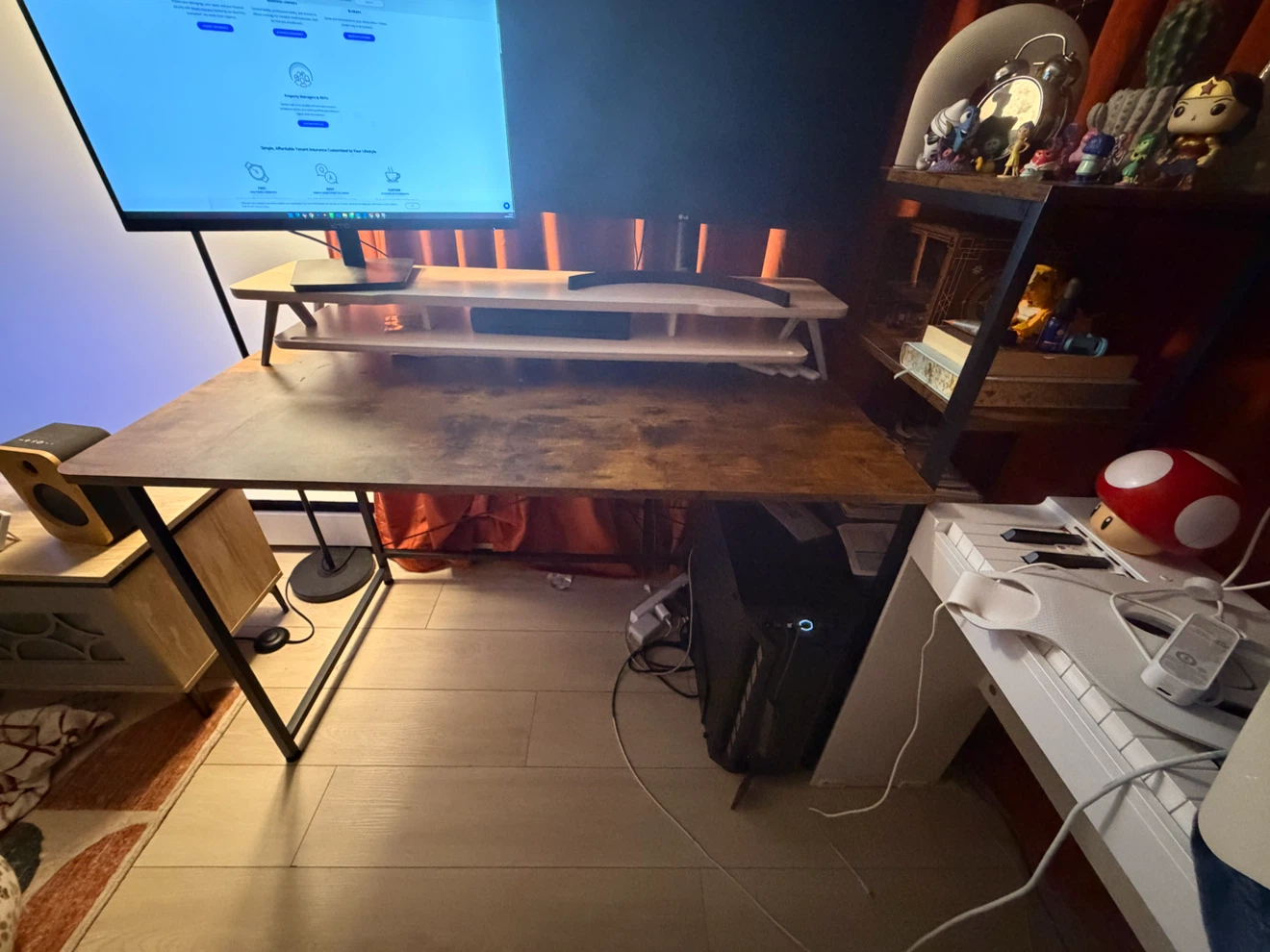 Wooden Home Office Computer Desk