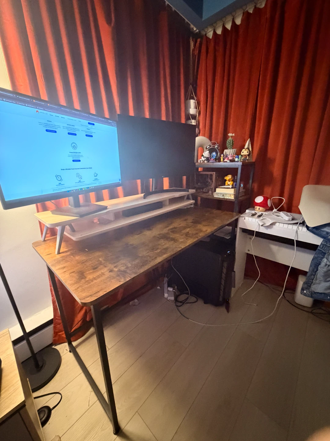 Wooden Home Office Computer Desk - photo 2