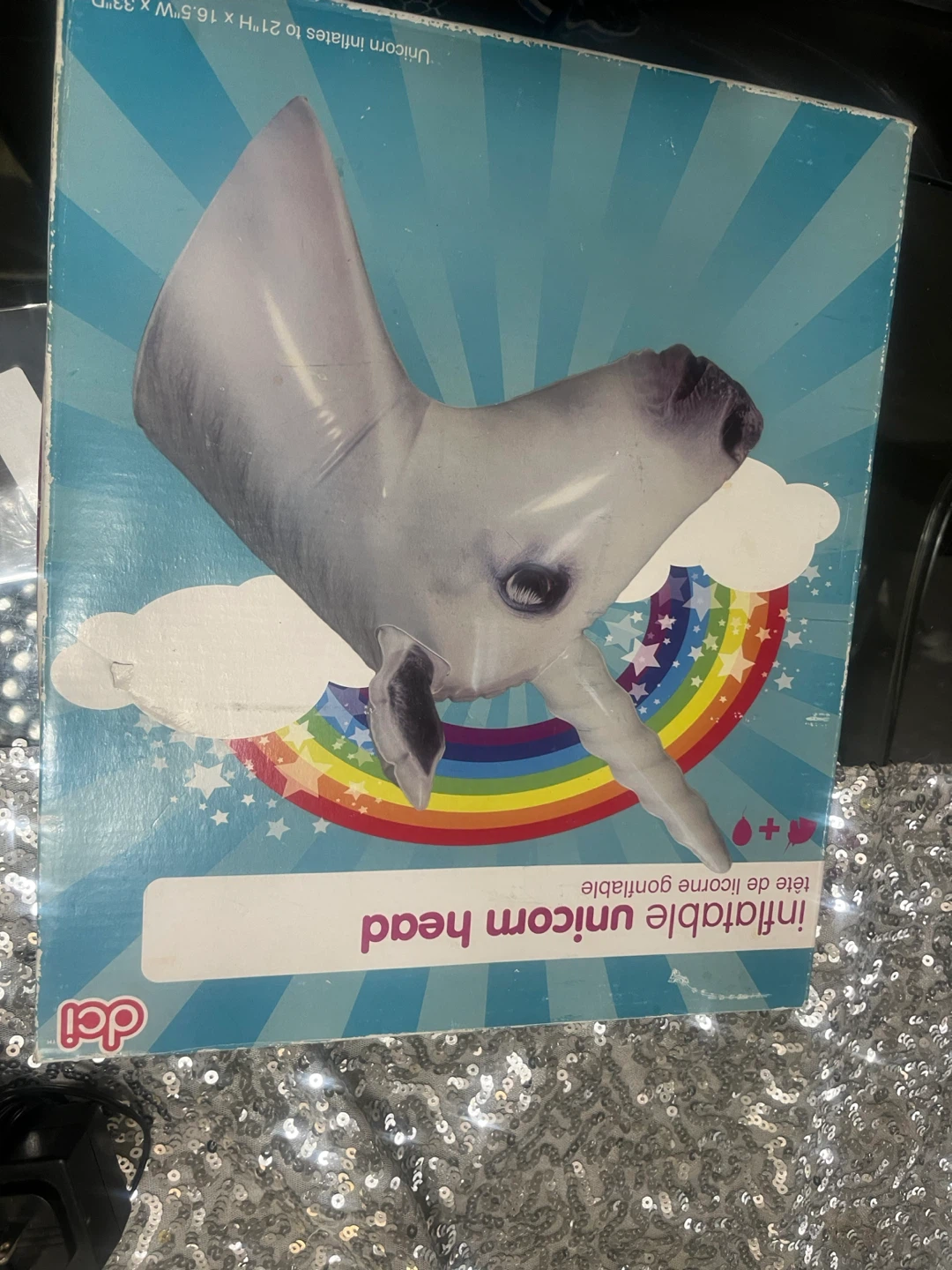 DCI Inflatable Unicorn Head