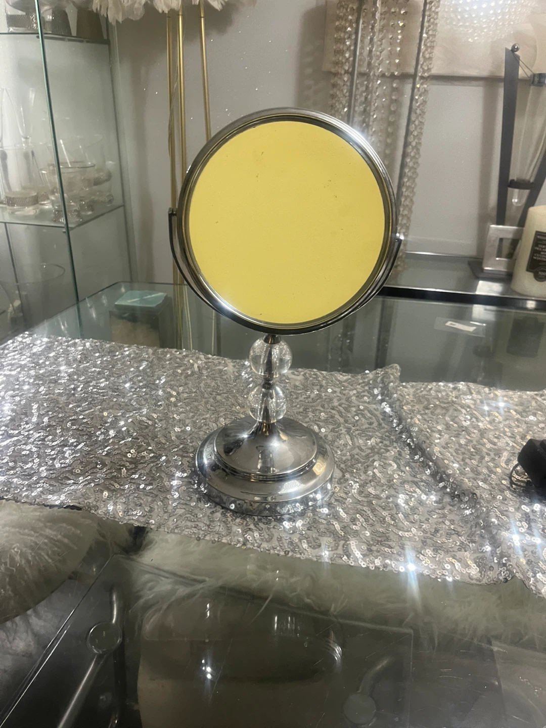 Chrome Tabletop Vanity Mirror - photo 2