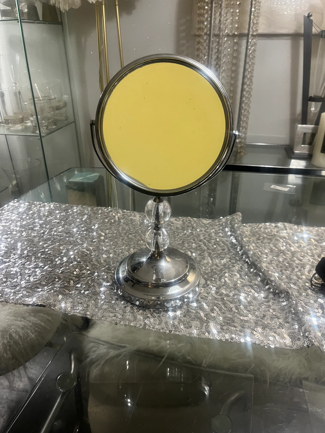 Chrome Tabletop Vanity Mirror - photo 3