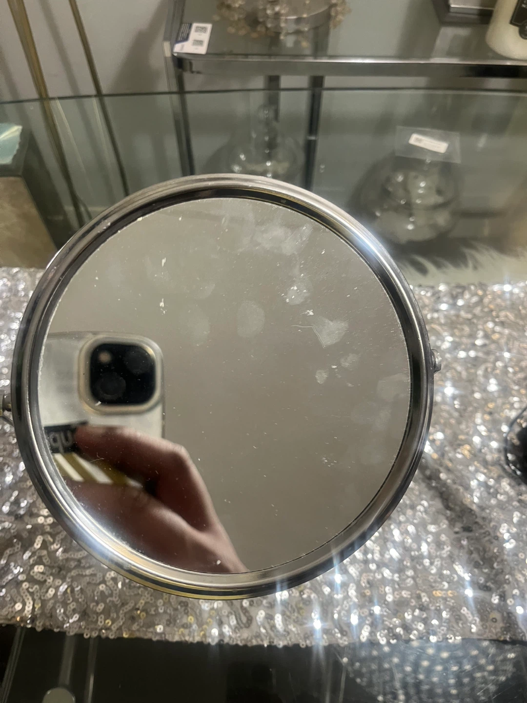 Chrome Tabletop Vanity Mirror - photo 5