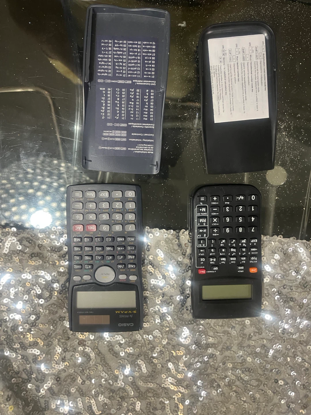 Two Casio Scientific Calculators
