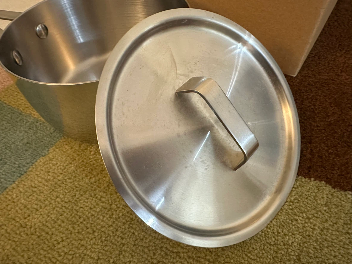 Japan MUJI Stainless Steel & Aluminum 3-Layer Saucepan – 16 cm - photo 3
