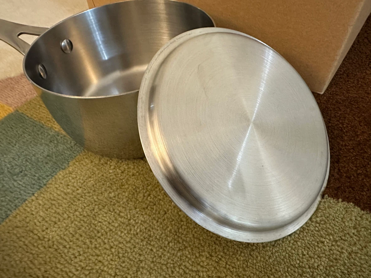 Japan MUJI Stainless Steel & Aluminum 3-Layer Saucepan – 16 cm - photo 4