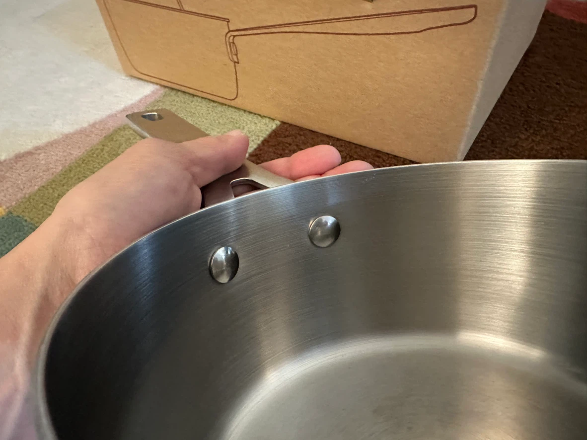Japan MUJI Stainless Steel & Aluminum 3-Layer Saucepan – 16 cm - photo 5
