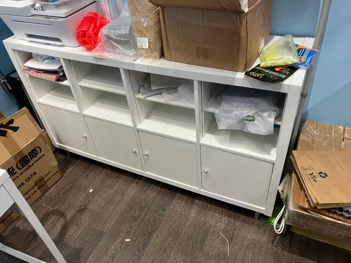 IKEA KALLAX Shelving Unit with Doors
