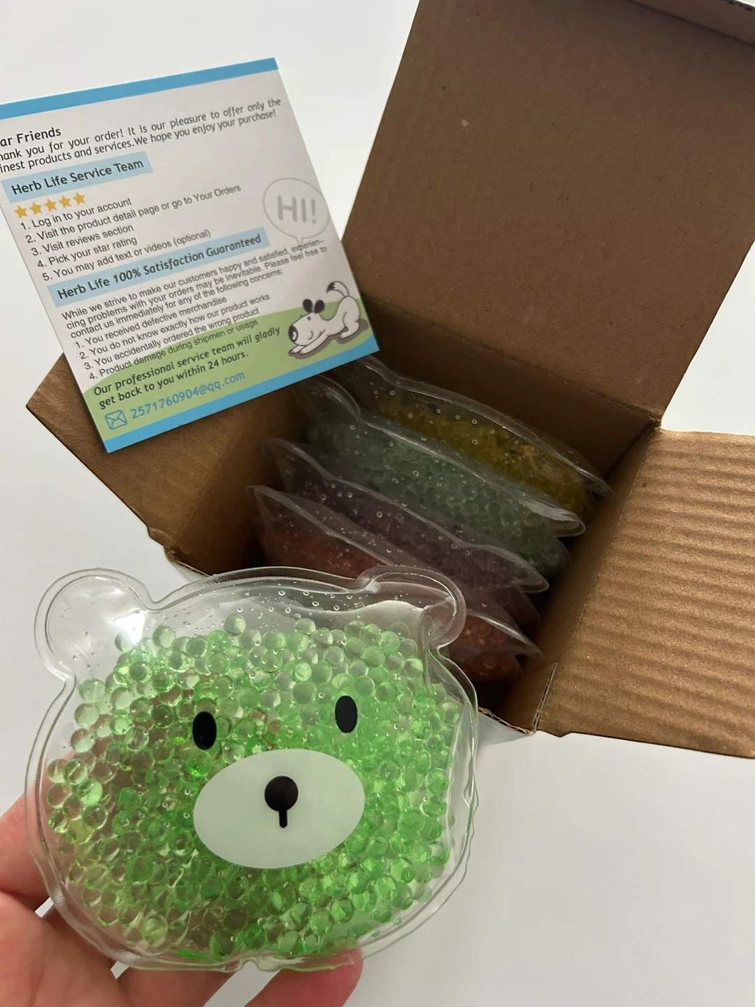 Reusable Gel Ice Packs – Set of 5 . NEW !