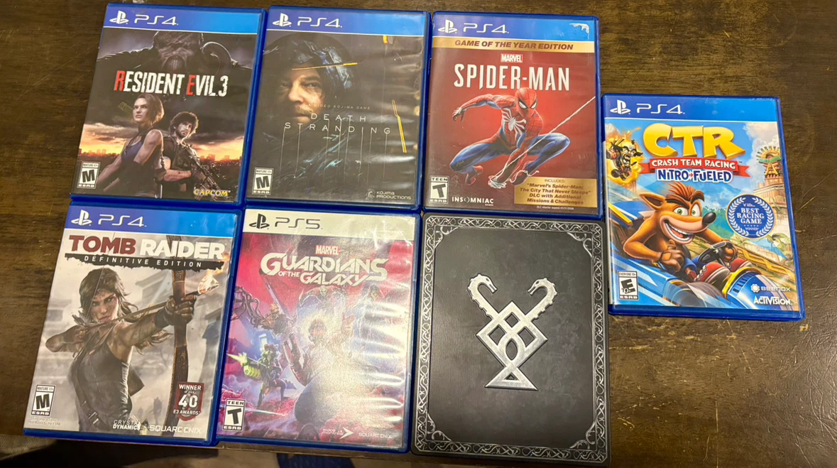 Set of 6 PlayStation 4 and 5 Games - photo 2