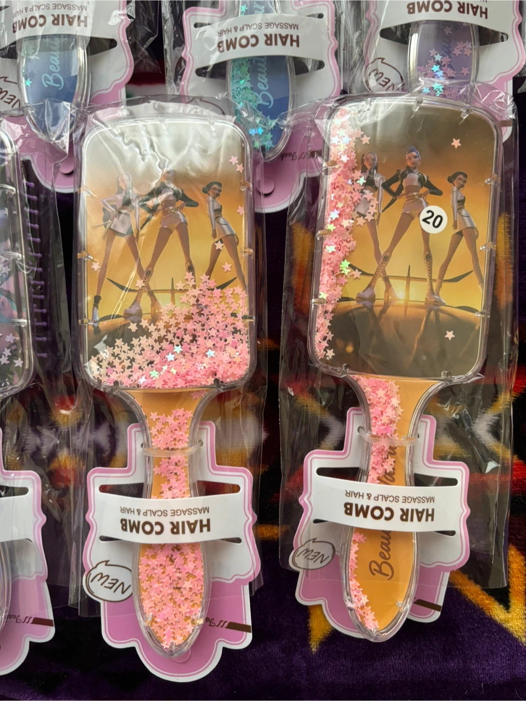 New Kpop Demon Hunter Hair Brushes