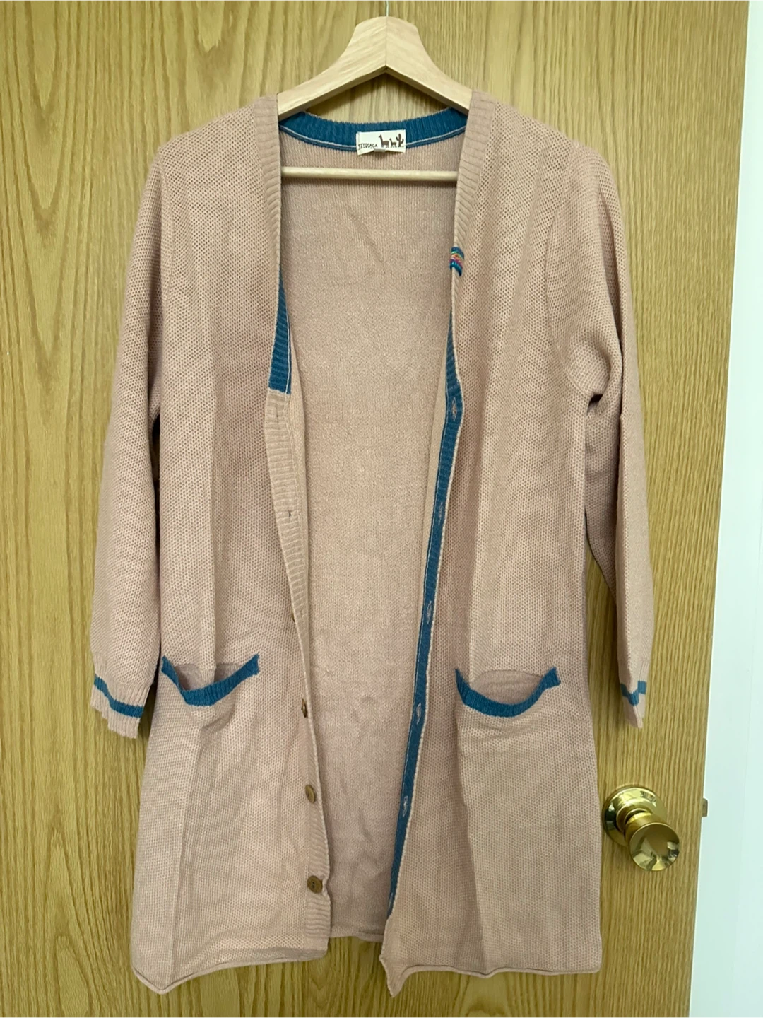 Japan Good Brand : “Titicaca”  Long Knit Cardigan Size M
