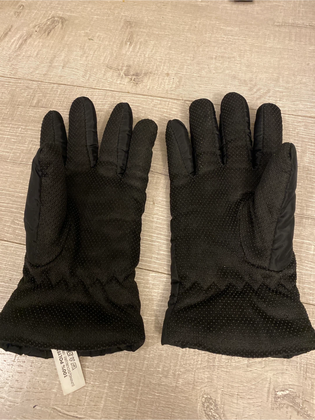 Black Polyester Gloves