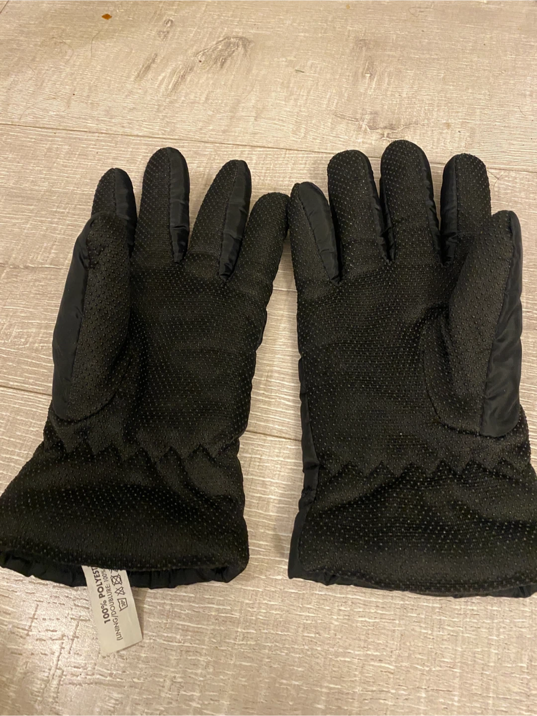 Black Polyester Gloves - photo 4