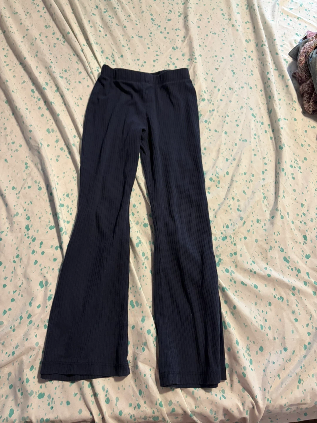 George Navy Ribbed Pants Size 6